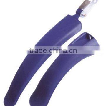 good quality low price durable plastic bicycle mudguards fashionable colorful blue bicycle mudguards