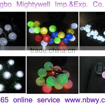 Round Shaped Plastic Balls LED String Light Christmas Decorative Light LIght up your life