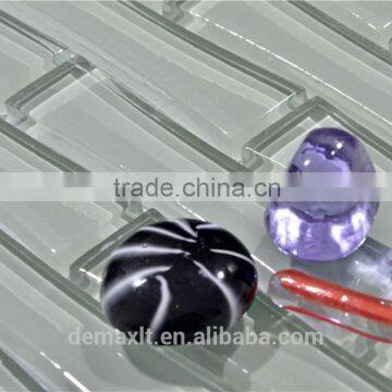 Green Color Bamboo Design Crystal Glass Mosaic for Swimming Pools photo-5