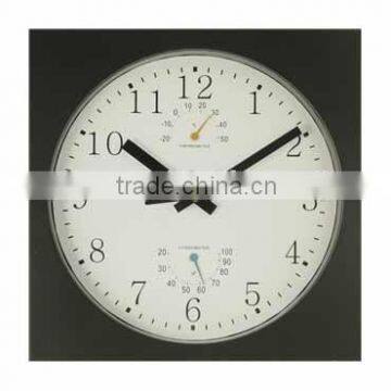 plastic weather station wall clock