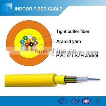 24 core multimode 62.5/125 fiber optic cable indoor distribution cable GJFJV