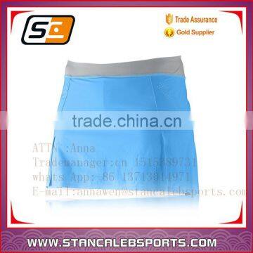 Stan Caleb new design active women sky blue running training tennis sports skirt