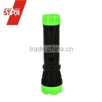 Cheap wholesale customized PC plastic Led flashlight led torch