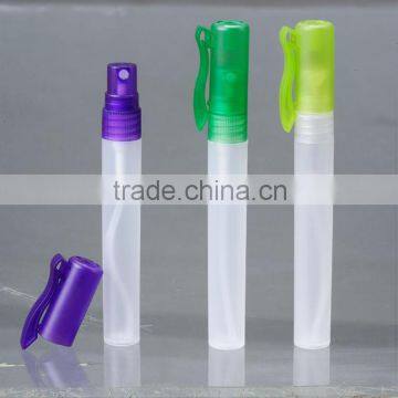 plastic perfume bottle used for medical use or cosmetic use