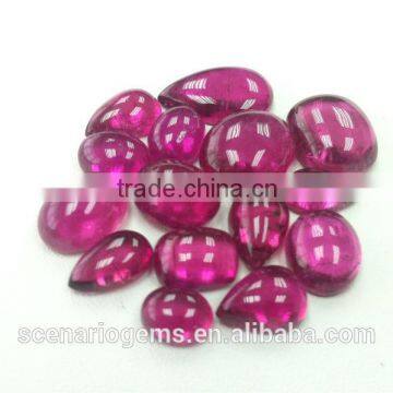 #SEZZ Natural Multi-Shape Cabs Loose Gemstone Rubellite Cabochon