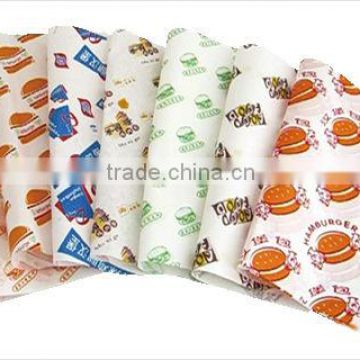 single side pe coated paper for food sandwich hamburger wrapping paper