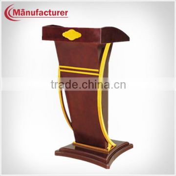 Elegant Hotel Meeting Room Speaker Rostrum,Wooden Church Pulpit/Speaker Stands