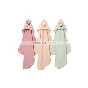 100%cotton Cute Baby Hooded Bath Towel China Manufacturer HOOT-021