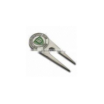 fancy engraved metal Golf divot tool