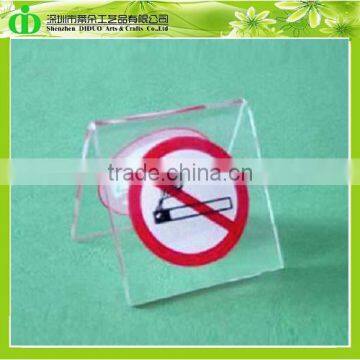 DDB-0039 ISO9001 Chinese Factory Wholesale SGS Test Cheap Acrylic No Smoking Sign Board