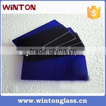 Cobalt Blue Filters Glass Slide For Industrial Furnace