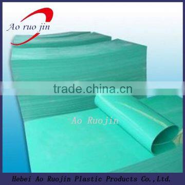 Green soft PVC plastic sheet