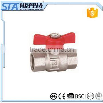 CE ACS Butterfly handle DN15 Manual Power and Standard Bore Brass Ball Valve