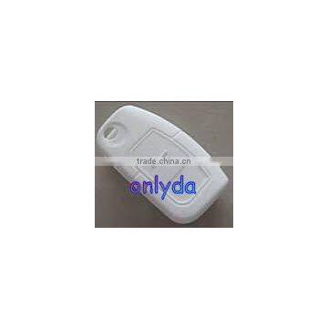 Fashion promotional gifts for friends milk white silicone key cover silicone skin cover for car key