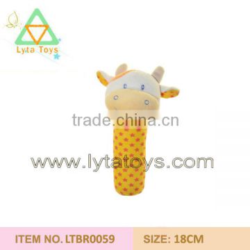 plush baby rattles toys made in china