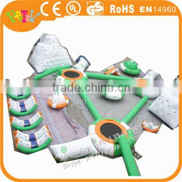 Giant inflatable water park for water park equipment with 0.9mm PVC tarpaulin