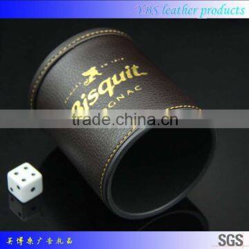 Promotional Leather Dice Cup Made in Shenzhen