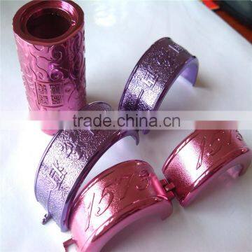 zinc alloy wine package parts with different color plating surface treatment