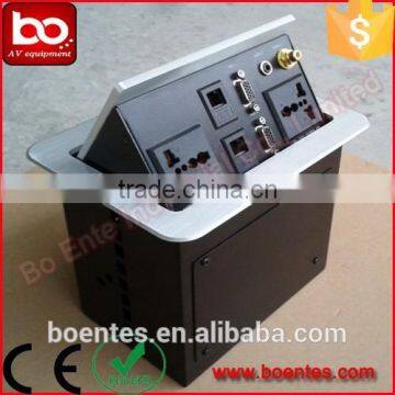 Aluminum Wire Drawing Hydraulic Pop Up Power Socket/ Multifunctional AV Power Outlets photo-2