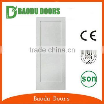 classic designs white wooden door mdf shaker style white primer moulded doors