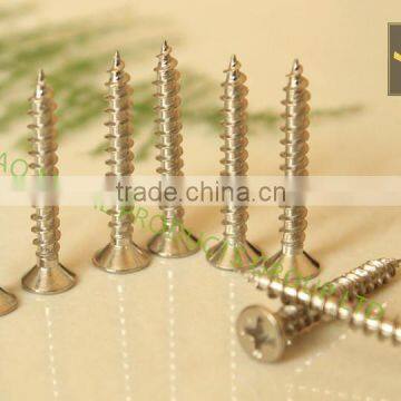 furniture hardware yellow zinc countersunk head wood screw made in taiwan