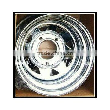 16x8 Steel Wheel Spoke Chrome