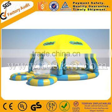 Commercial use inflatable pool dome A8019