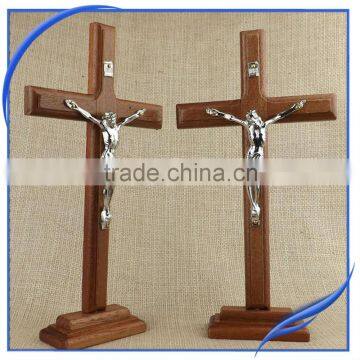 Factory price wholesale large Decorative standing wooden crosses