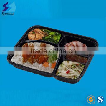 SM3-1104 4 Compartment PP Bento Lunch Box Container