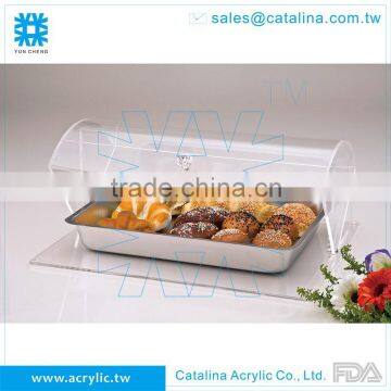 Taiwan Manufacturer High Quality Acrylic Buffet Supplies Buffet Equipment Food Case Bread Display
