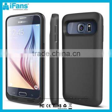 For Samsung S6 Power case for Samsung S6 Charger case 3500mAh