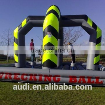 Inflatable sports game - wrecking ball