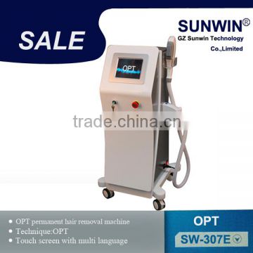 SW-307E New technology SHR/OPT hair removal