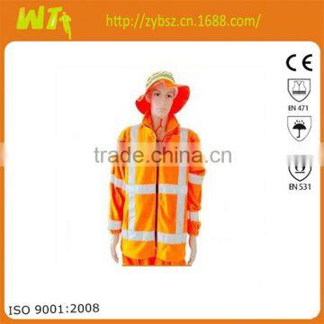 100% cotton fleece jacket with high quality