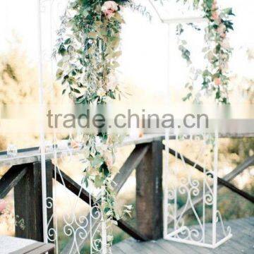 Wholesale Wedding Decorative Square Shape Artificial Flower Arch for Wedding