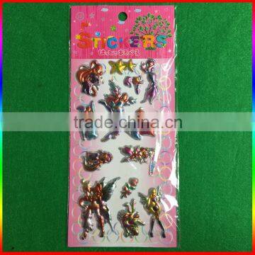 cartoon figure designs 3D blister cartoon stickers