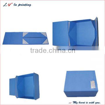 New design high quality custom beautiful color foldable packaging box made in shanghai