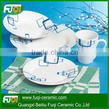 Modern Design Dinner Sets Simple Design Round Dinnerware Sets Porcelain and Ceramic Tableware