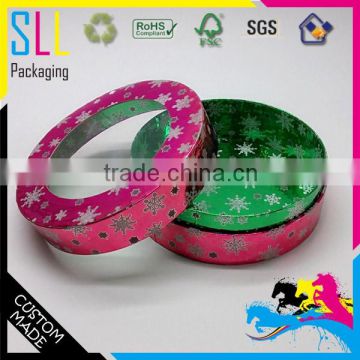 cheap high quality round custom packaging boxes with window