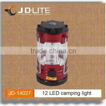 12 Led Camping Lantern High-brightness Small Camping Light With 3*AA Dry Battery With Compass photo-1