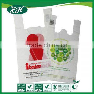 supermarket recycled customised poly plastic bag