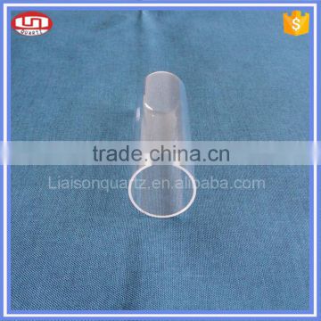 Heat resistant large diameter quartz glass tube heating element