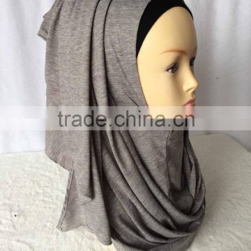 2016 islamic women hijab long cotton jersey hijab