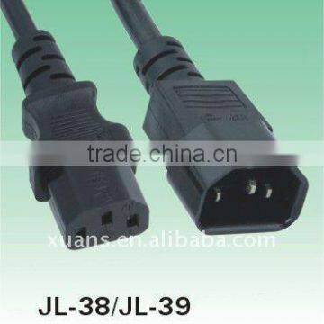 UL CSA approved IEC C13 to C14 computer power cord