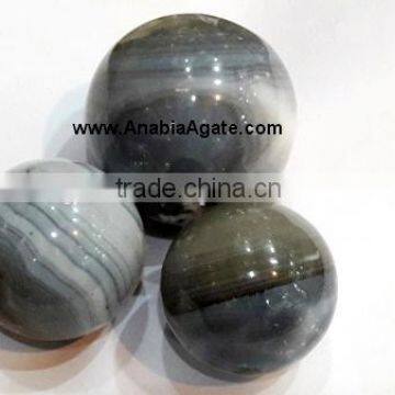 Gemstone semi precious stone balls and spheres | Banded Agate Ball : Wholesale Agate Ball