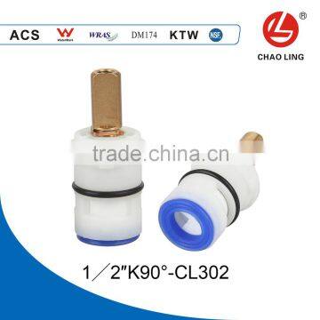 1/2 quick open brass cartridge upc shower faucet cartridge