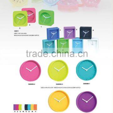Promotion Gifts Multi-color Mini Lovely Silicone Alarm Clock