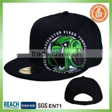 Snapback Cap With Sticker On The Brim SN-0018