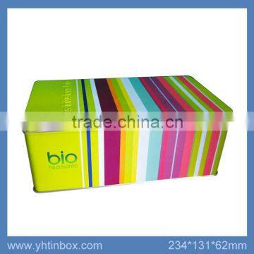 manufacturer tin box used as cookies tin box,tea tin box,candy tin box