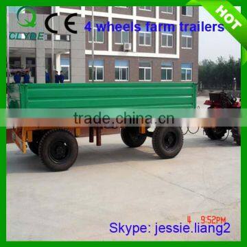 Good Quanlity 4 Wheels Trailer Tractor With Axle for Agricultural Tractor